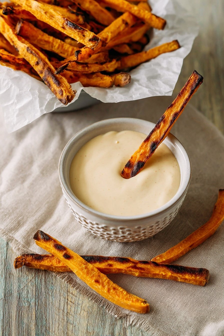 sweet potato fries - Serving Suggestion