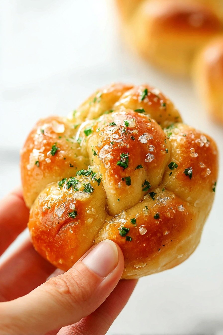garlic knots - Serving Suggestion