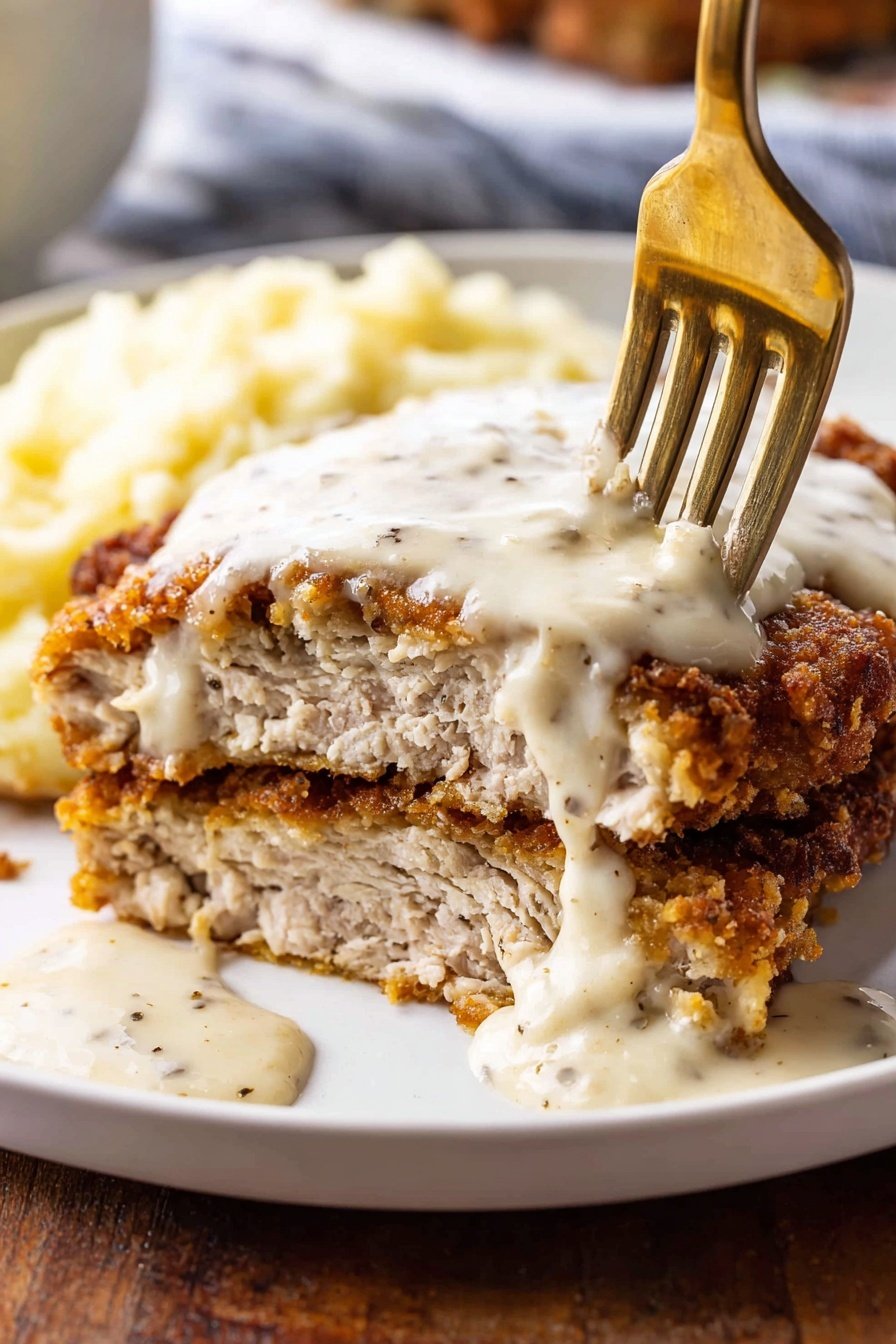 chicken fried steak - Serving Suggestion
