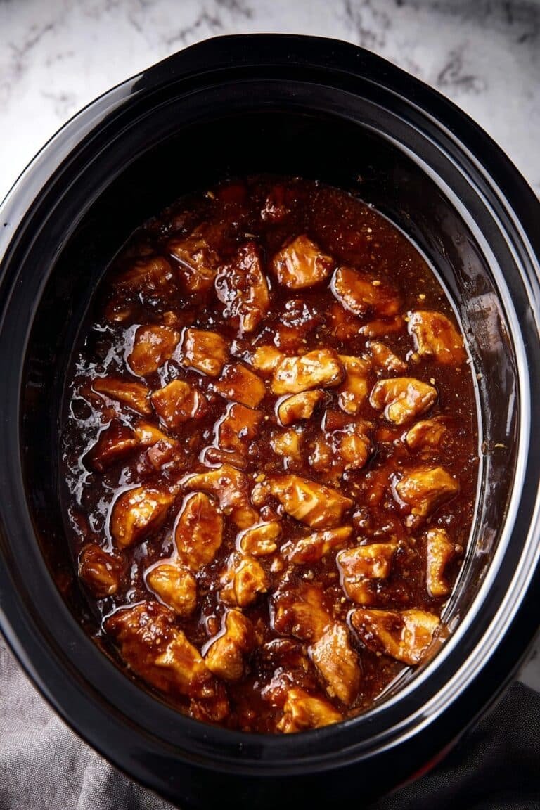Slow Cooker Honey Garlic Chicken Recipe
