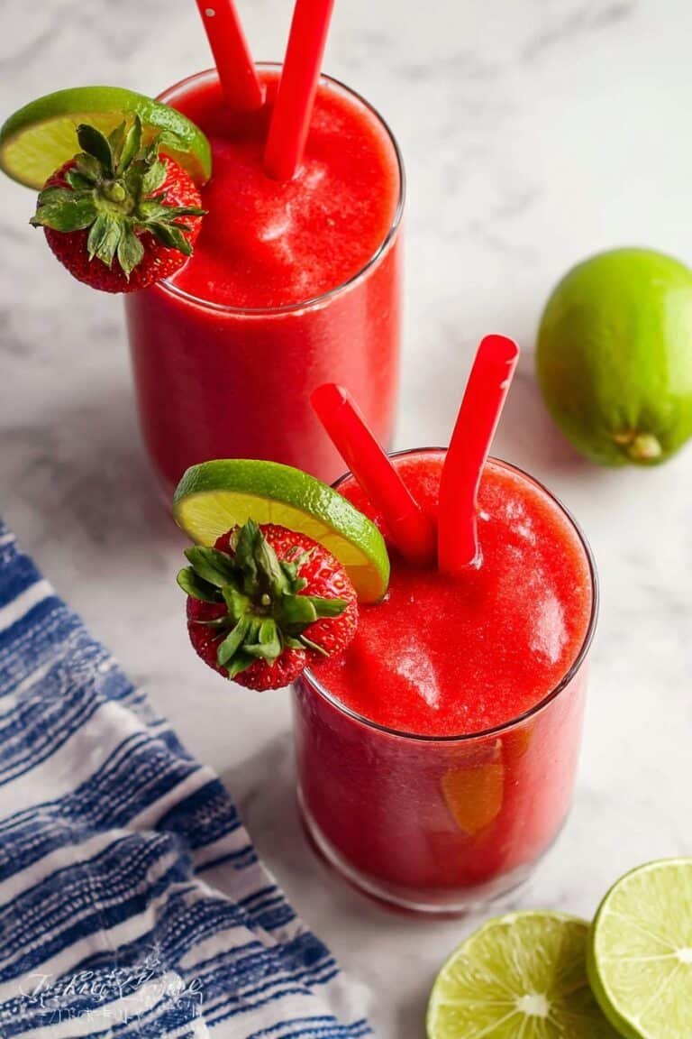 Strawberry Mocktail Daiquiri Recipe
