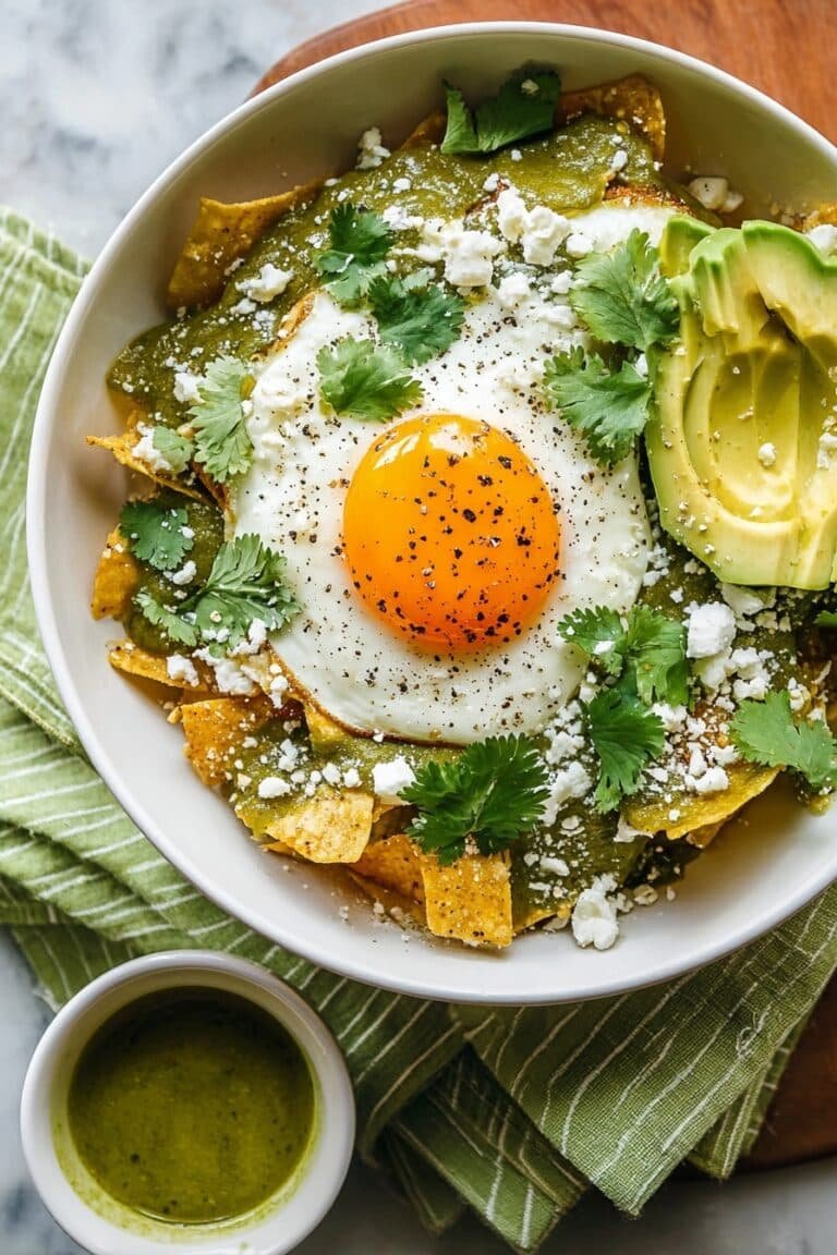 Baked Green Salsa Chilaquiles Recipe