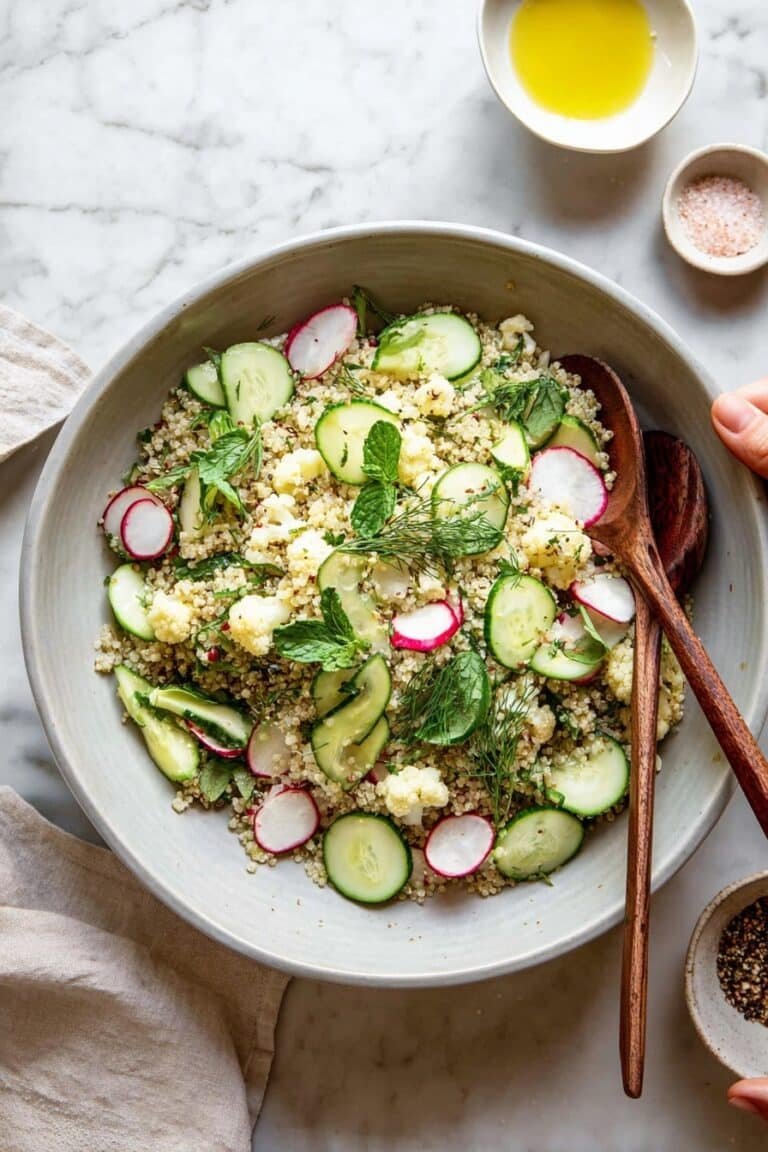 Refreshing Quinoa Cucumber Salad with Feta Recipe