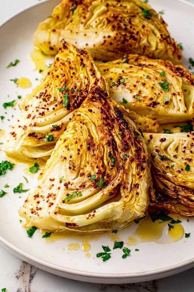 Air Fryer Cabbage Steaks Recipe