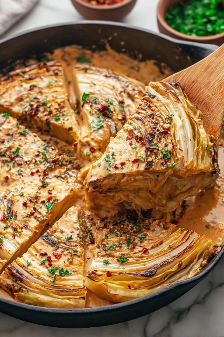 Creamy Tuscan Melting Cabbage Recipe