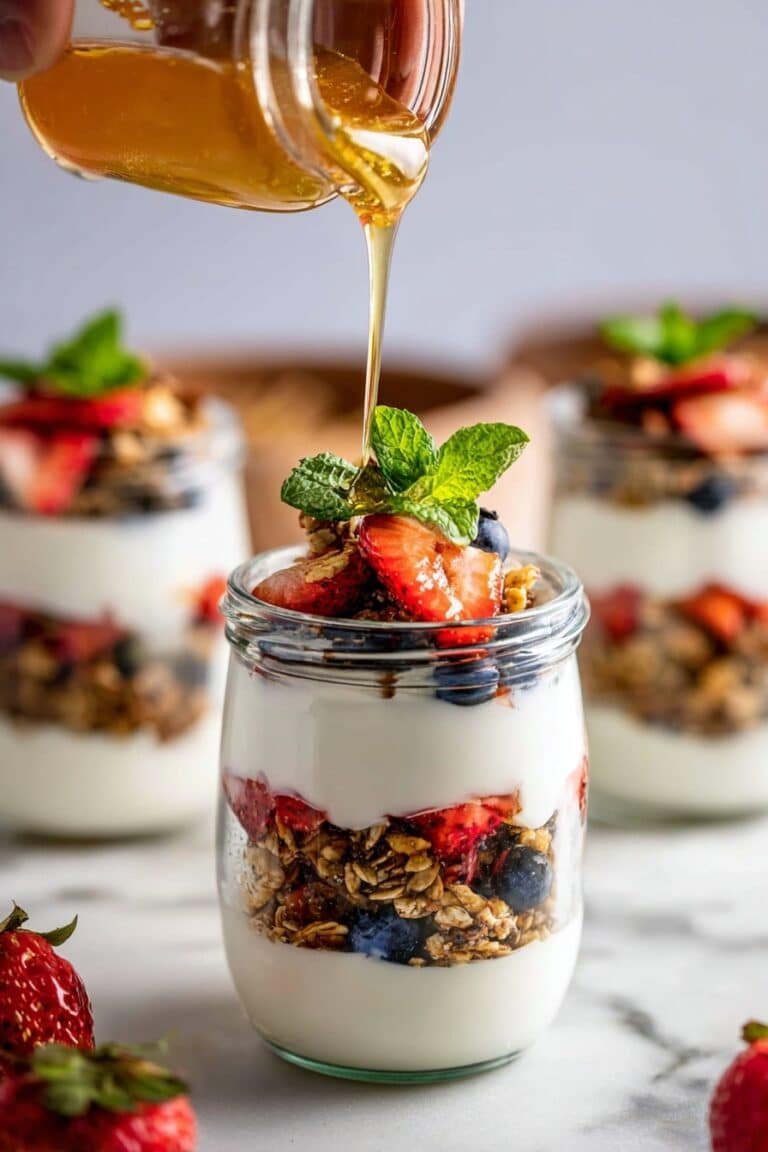 Greek Yogurt Parfait with Berries and Granola Recipe